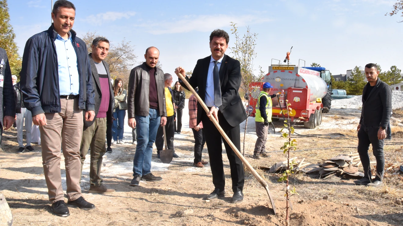 Milli Ağaçlandırma Günü’nde yüzlerce fidan toprakla buluşturuldu